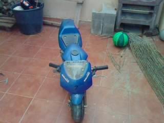 vendo minimoto azul