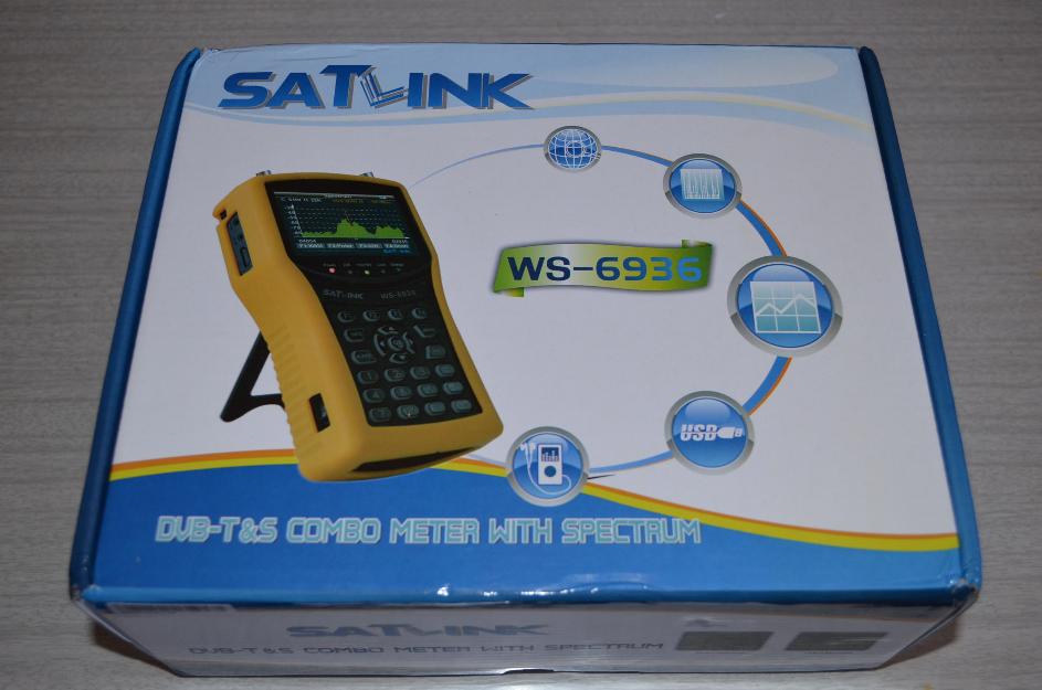 Medidor de campo Satlink ws-6936 TDT SAT Analizador de espectro