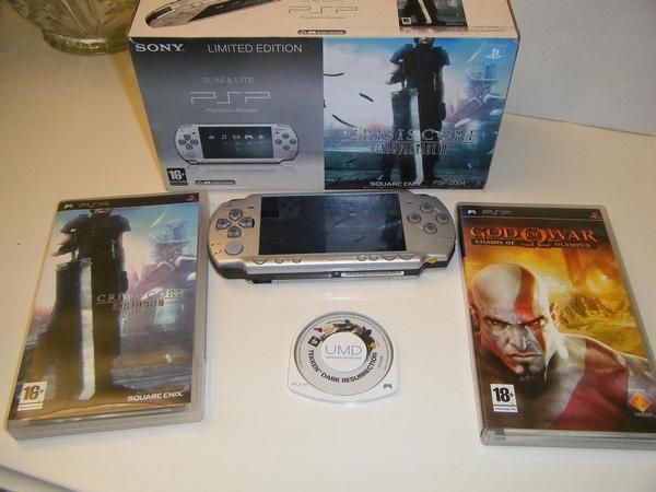 PSP con 3 juegos a 110 euros