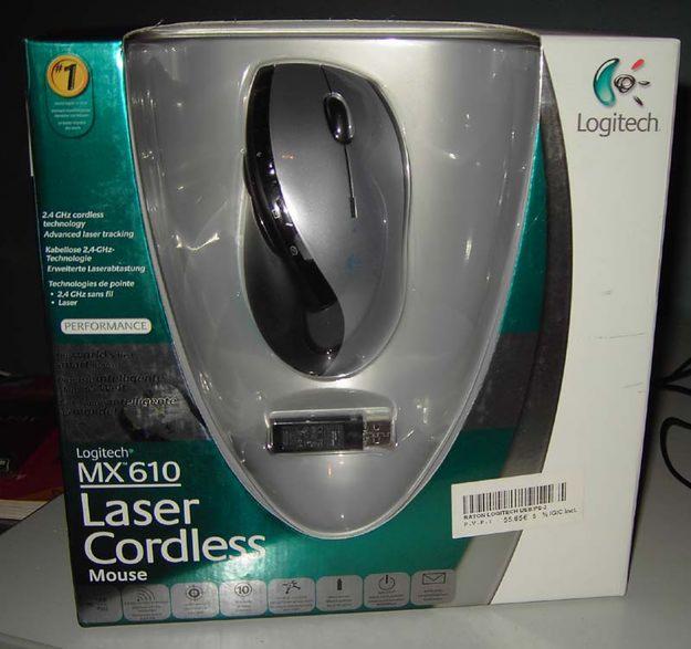 Logitech Raton Laser Cordless MX 610 Bluetot