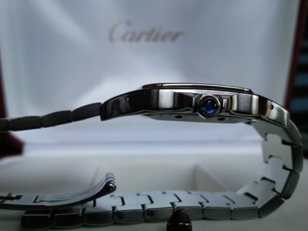 RELOJ CARTIER MODELO SANTOS DE ACERO Y ORO CABALLERO