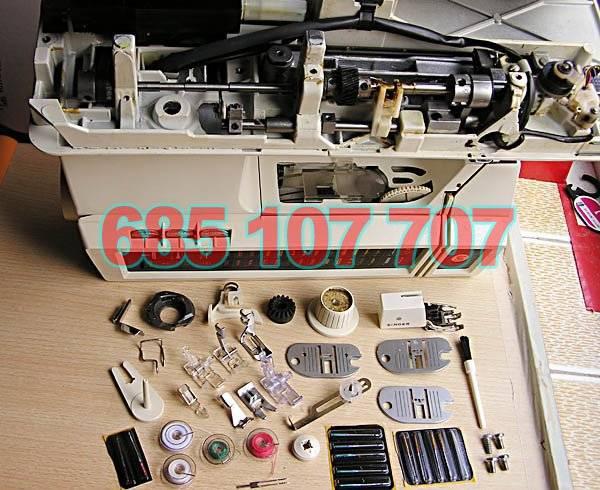 Maquina de coser Singer motor y piezas sueltas