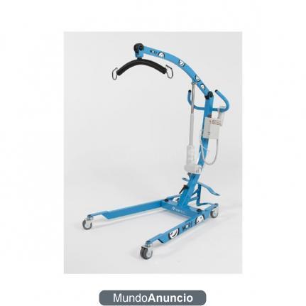 grua geriatrica y silla de ruedas de regalo