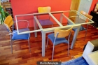 Mesa comedor extensible y 4 sillas - resistentes y de calidad - mejor precio | unprecio.es