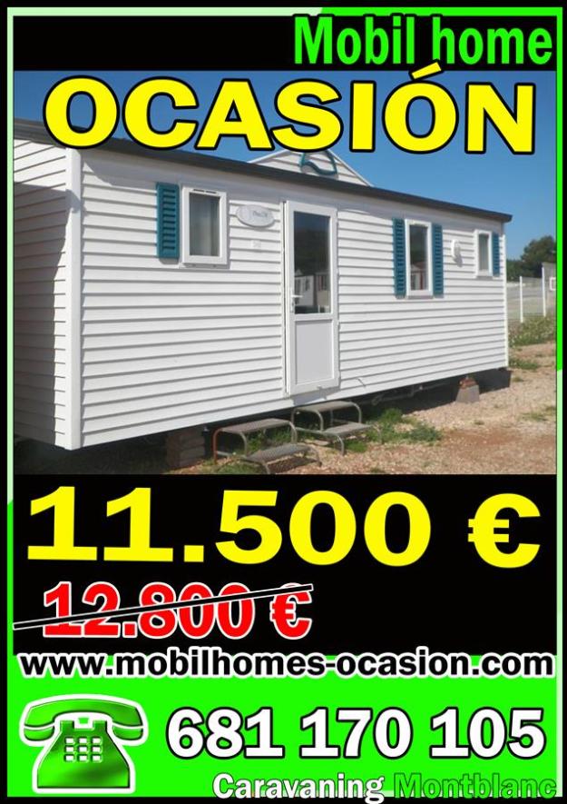 Mobilhome prefabricada en ocasión barata