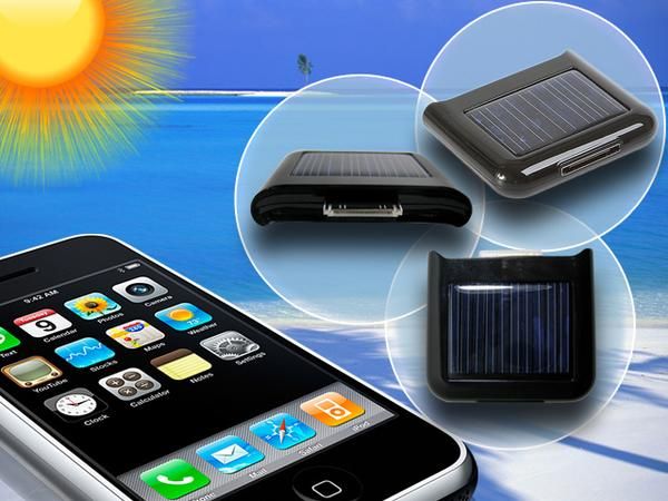 Cargador,bateria solar para iPhone