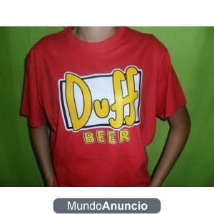 camiseta homer simpson,cerveza duff