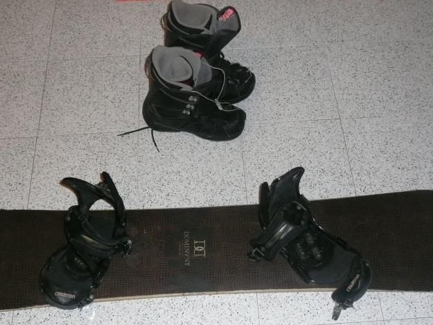 Vendo equipo de snowboard burton