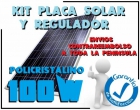 Kit Nuevo de Placa Solar 100w + Regulador 20A en 140€. - mejor precio | unprecio.es