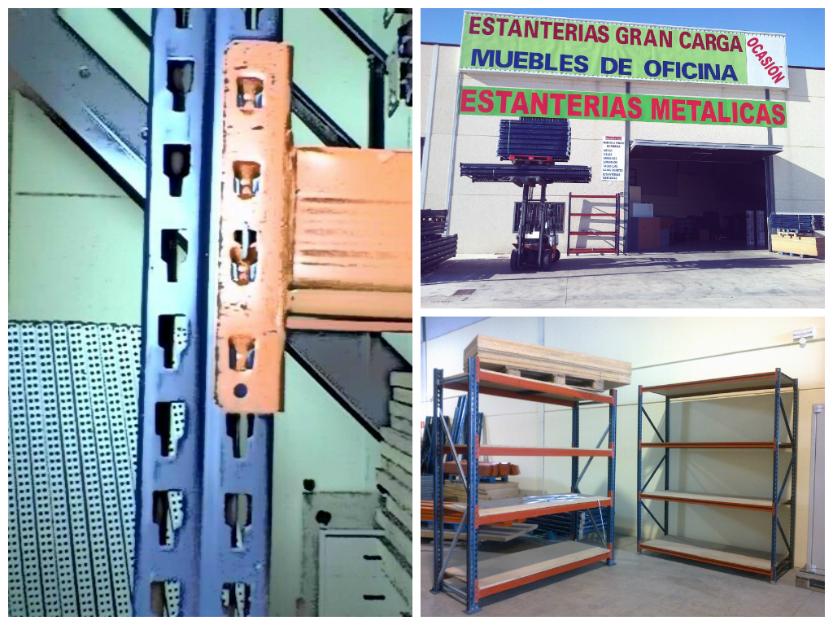 Estanterias metalicas para palet y media carga