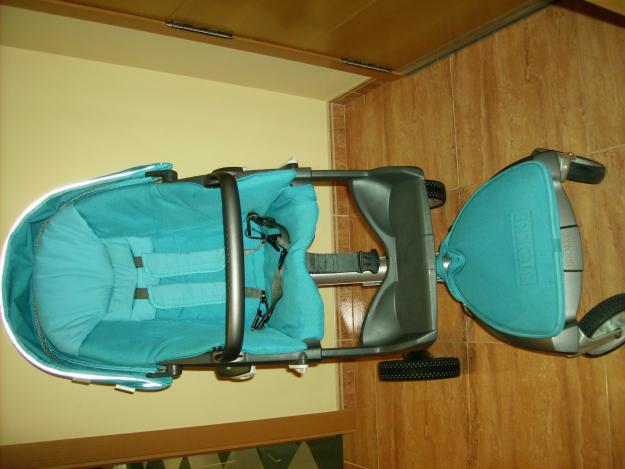 vendo carro stokke xplory azul celeste nuevo