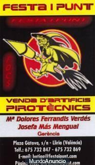 Tienda de Pirotecnia Festa i Punt