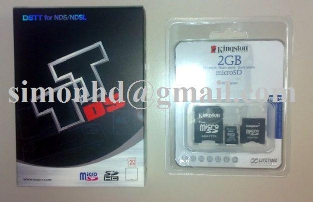 DSTT para Nintendo DS/DS Lite + 2Gb