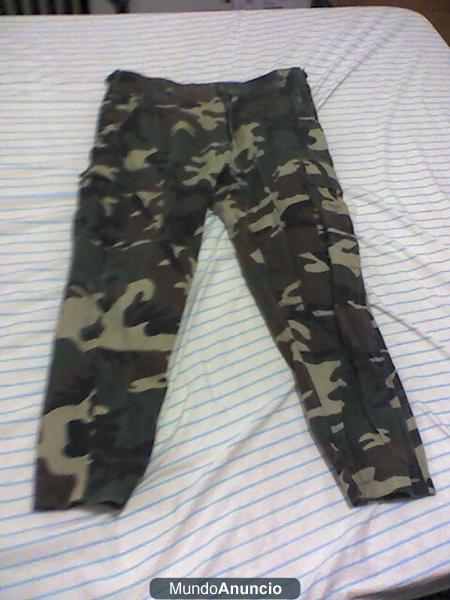 PANTALON DE CAMUFLAJE LARGO TALLA 45