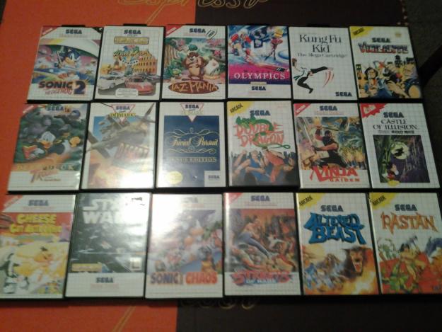 Lote juegos master system