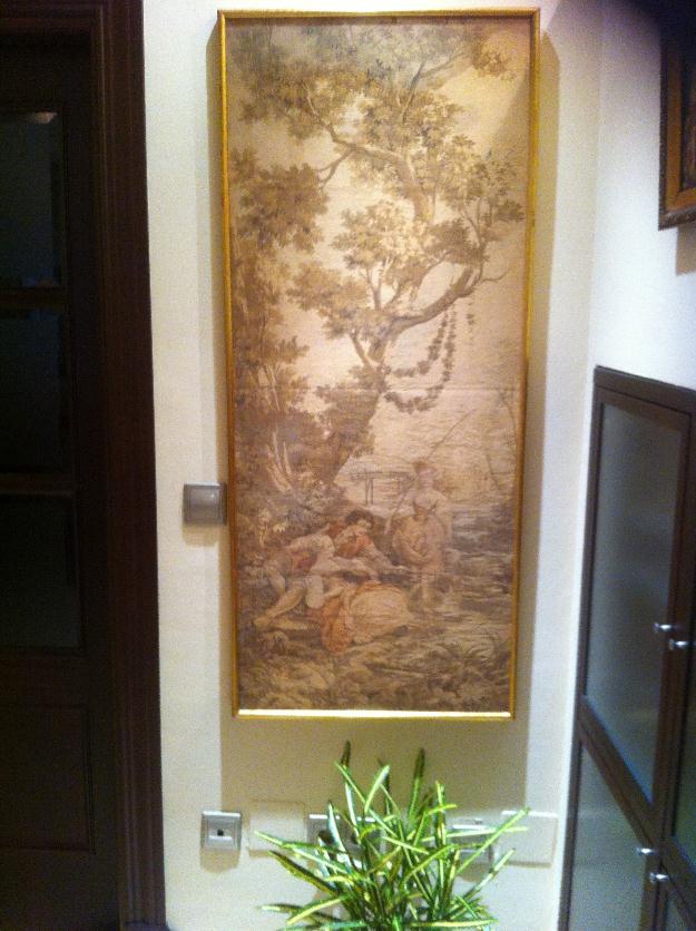 Tapiz  escena galante. 200€