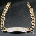 PULSERA ESCLAVA PARA HOMBRE 20CM CON ORO 18KT - mejor precio | unprecio.es