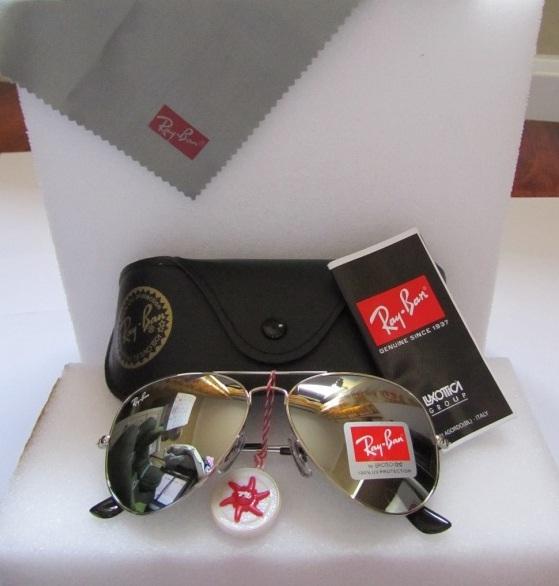 GAFAS SOL RAY BAN AVIATOR RB 3025 RAYBAN PLATEADAS/ESPEJO