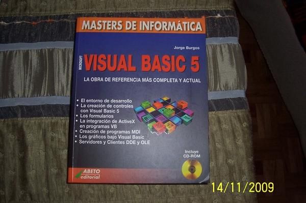 Vendo libro VISUAL BASIC 5 con cd NUEVO sin usar